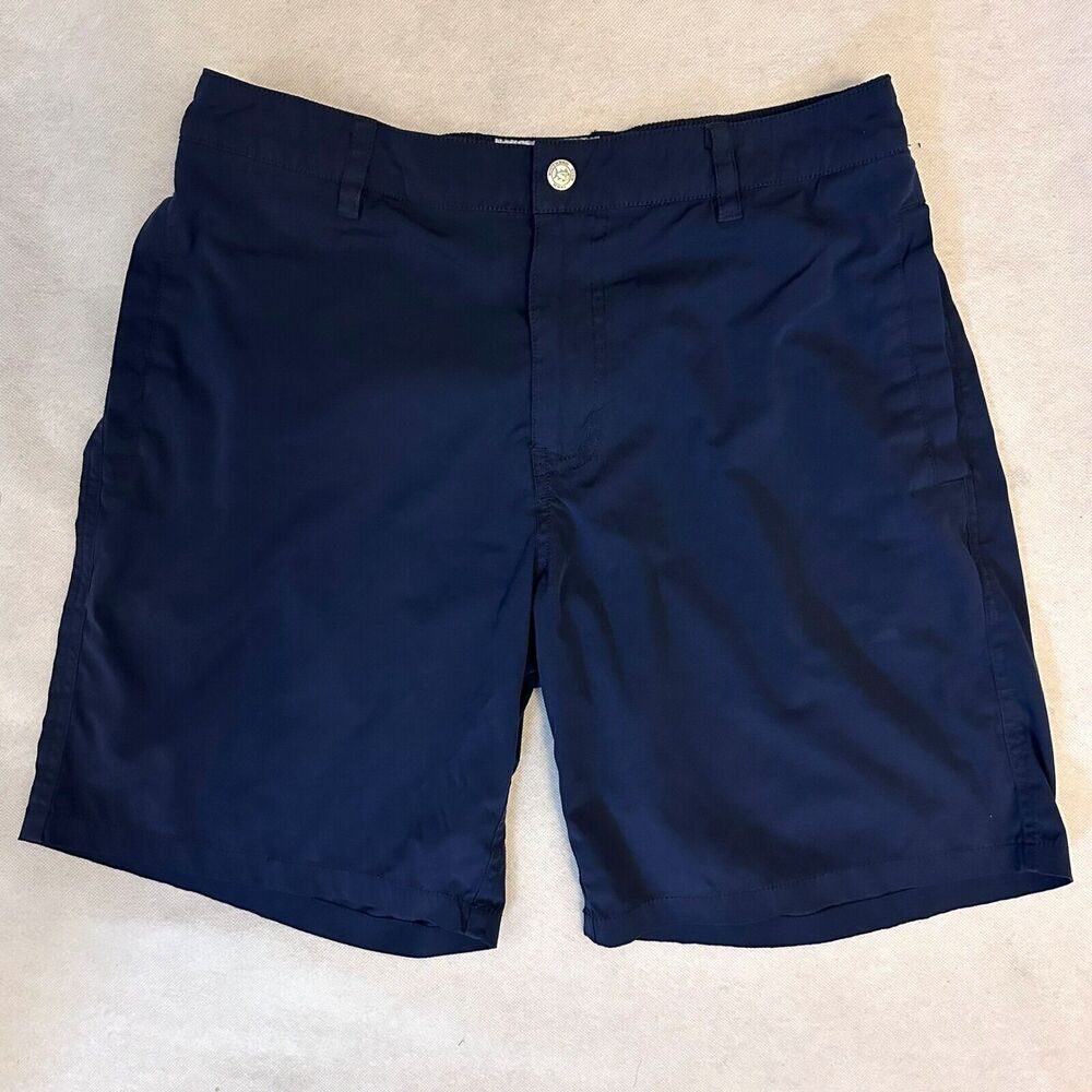 Southern Tide Skipjack Shorts Mens M (31/32) Blue Flat Front Performance Casual